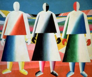 Jóvenes en un campo, 1928-32